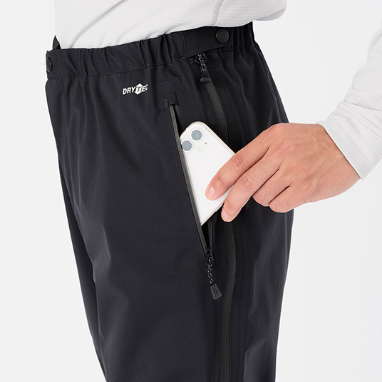 ドライテック ライトアルパイン フルジップパンツ Men's