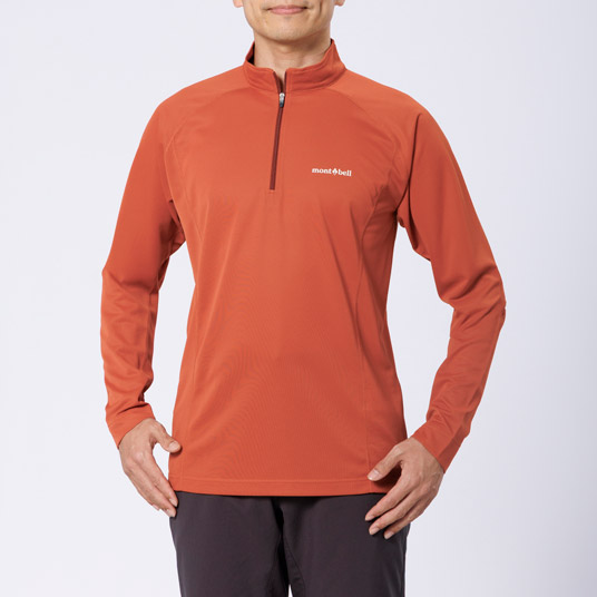 クール ロングスリーブジップシャツ Men's ｜ オリジナルプリント