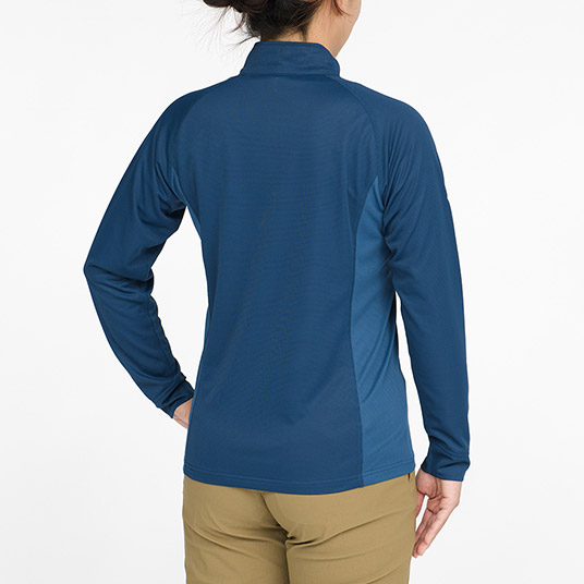 クール ロングスリーブジップシャツ Women's ｜ オリジナルプリント