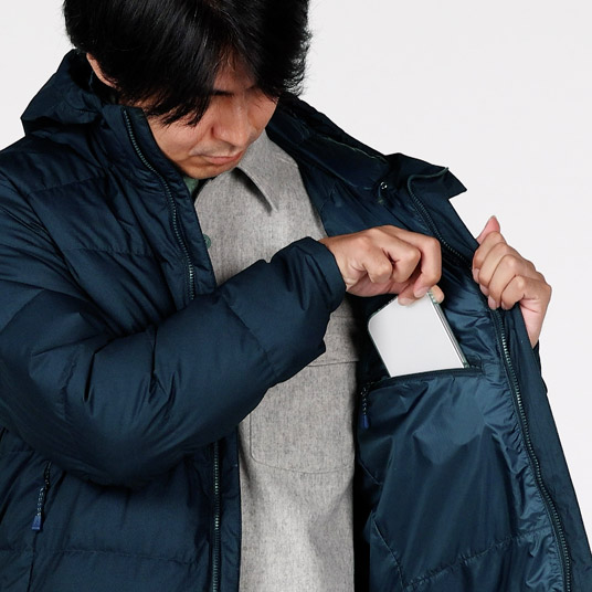 US U.L.トラベルダウン ハーフコート Men's ｜ オリジナルプリント ｜ モンベル