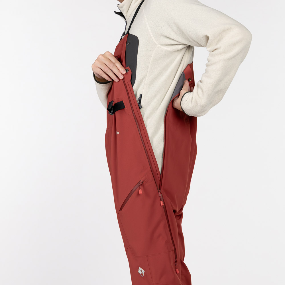 パウダートラック ビブ Men's ｜ オリジナルプリント ｜ モンベル