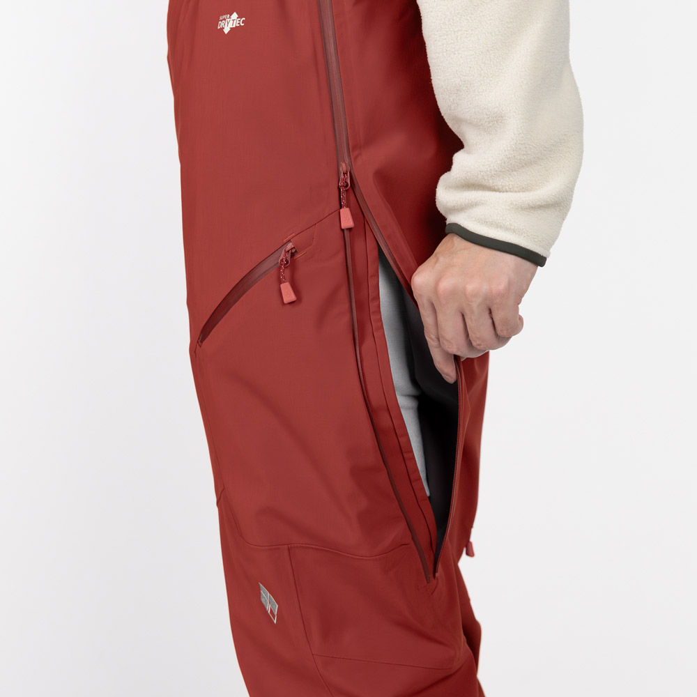 パウダートラック ビブ Men's ｜ オリジナルプリント ｜ モンベル