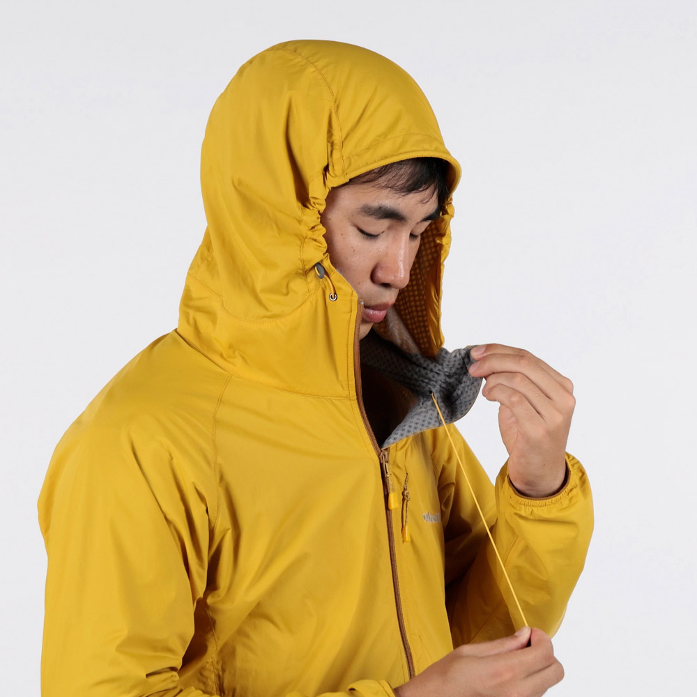 モンベル ストリームパーカ Men's Lサイズ イエロー モンベル