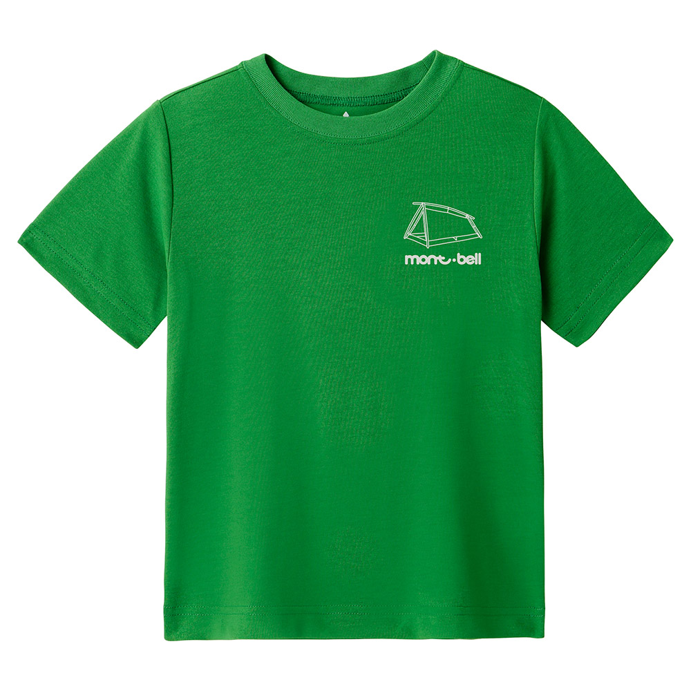 mont-bell Kid's 120 ウィンタースポーツ用ウェア 緑 モンベル mont-bell （キッズ）WIC.T Kid's 森の体操 130-160