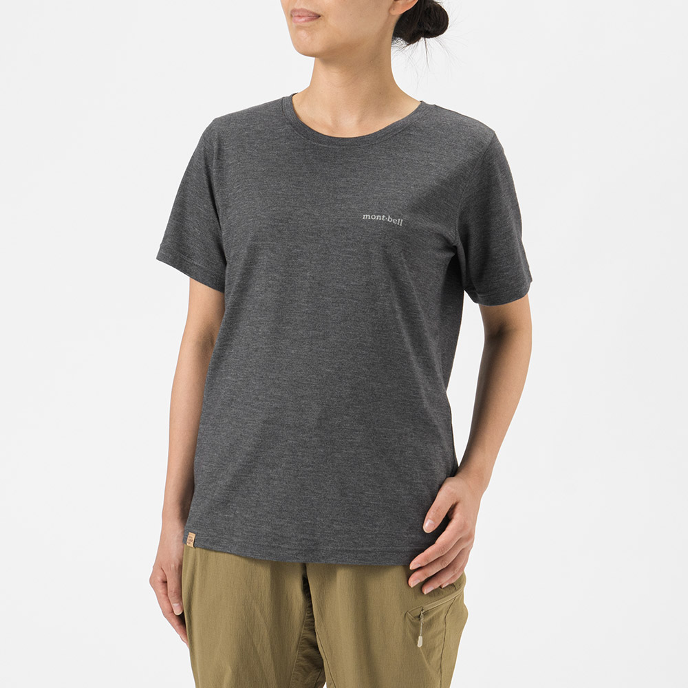 メリノウールプラスライトT Women's ｜ オリジナルプリント ｜ モンベル