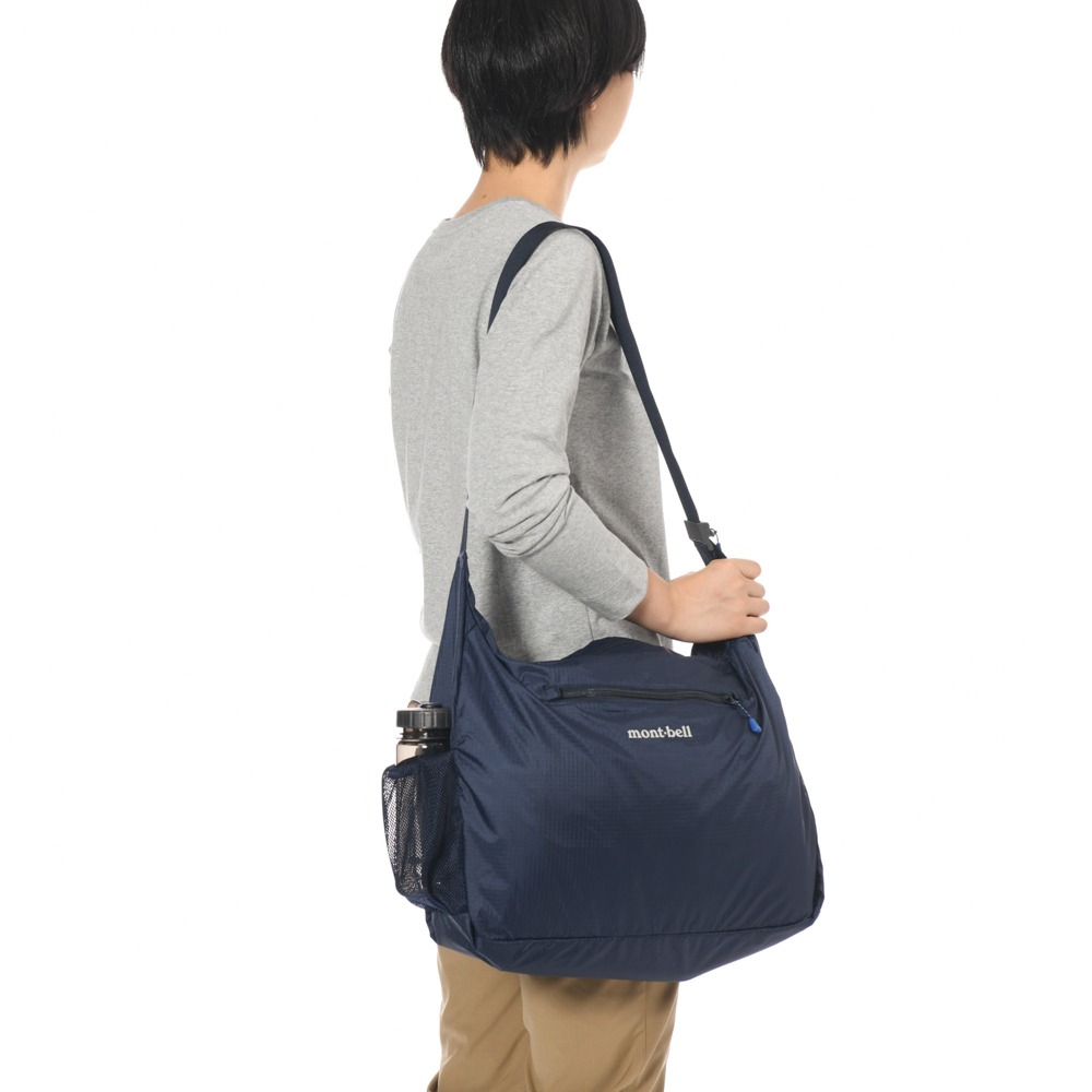 ポケットいっぱいヌビバッグ　ダークグレー×ムーンスター　ショルダーベルト付き PAGEBOY｜ハーフムーンベルトショルダー | Rakuten Fashion(楽天