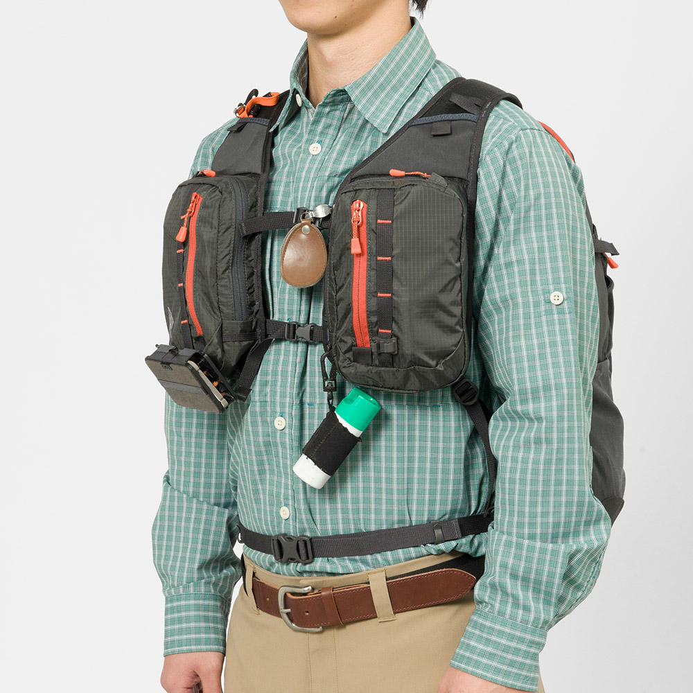 モンベル　アングラーパック15L パックベスト　渓流ベスト　バックパック Hermit | mont-bell アングラーパック15