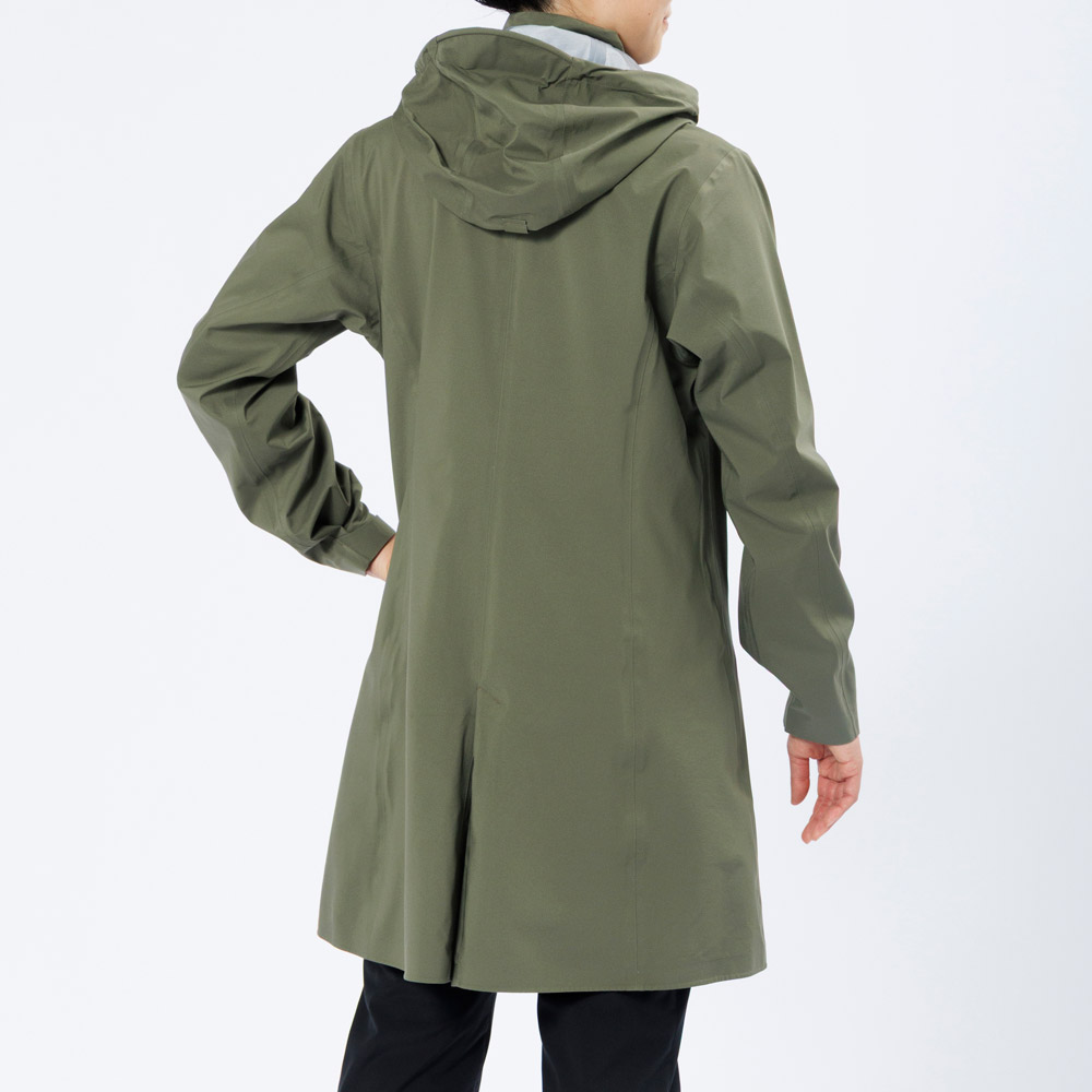 mont-bell モンベル　レインコート　アイボリー　ロング　ナイロン　S モンベル】ランブラー レインコート Women's アイボリーM - メルカリ