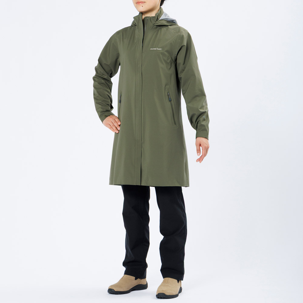 ALLTERRAIN NO オリーブ色レインコート ランブラー レインコート Women's ｜ オリジナルプリント