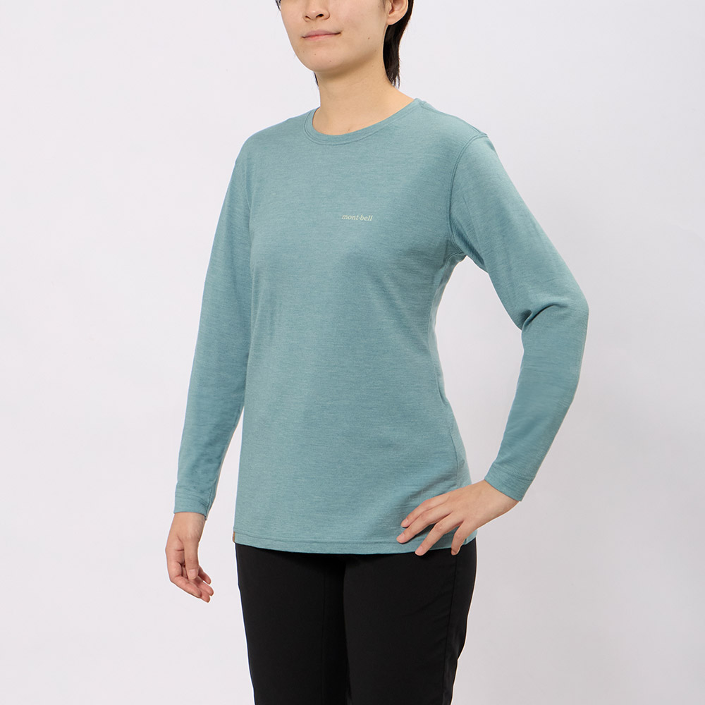 モンベル　メリノウール ライト ロングスリーブシャツ レディースMサイズ メリノウール ライト ロングスリーブシャツ Women's｜モンベル