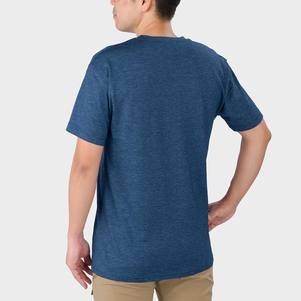 US メリノウールプラスライト T Men's 太陽と山 ｜ オリジナル