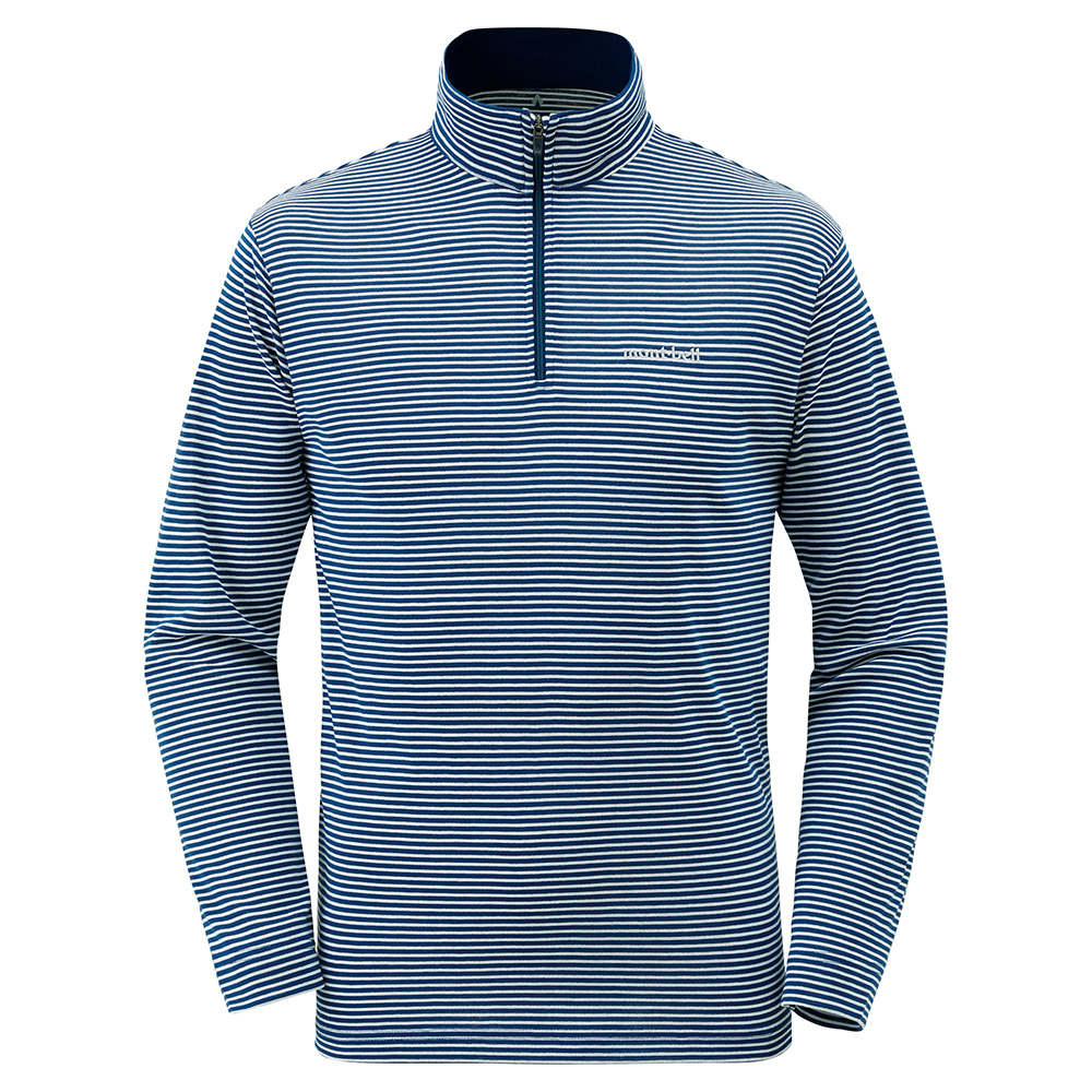 WIC.ボーダーロングスリーブジップシャツ Men's ｜ オリジナルプリント