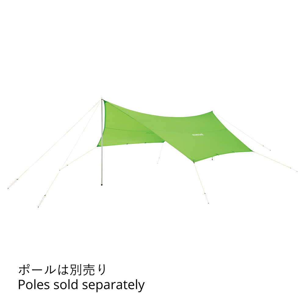 ほぼ新品☑️別売ポール付き☑️】ビッグルーフ（mont-bell、ダーク