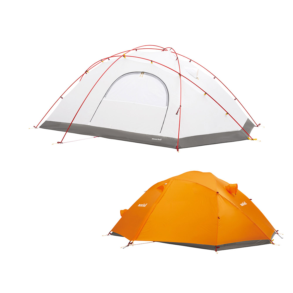 【美品】モンベルステラリッジ3・レインフライ・フットプリント